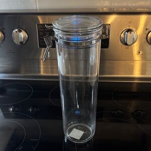 Clear plastic Canister